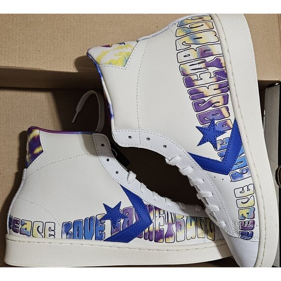 Converse Pro Leather 'Peace, Love & Basketball' High Top Shoes Sneakers - Picture 12 of 13